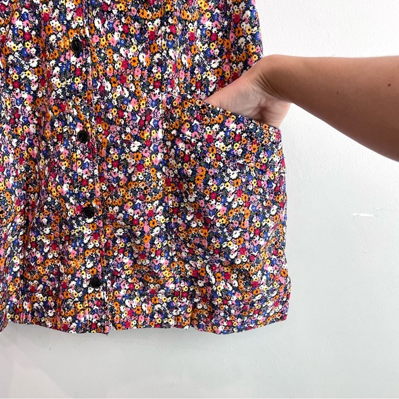 Anthropologie by Maeve The Amelia Floral Collared Mini Dress - Picture 8 of 14